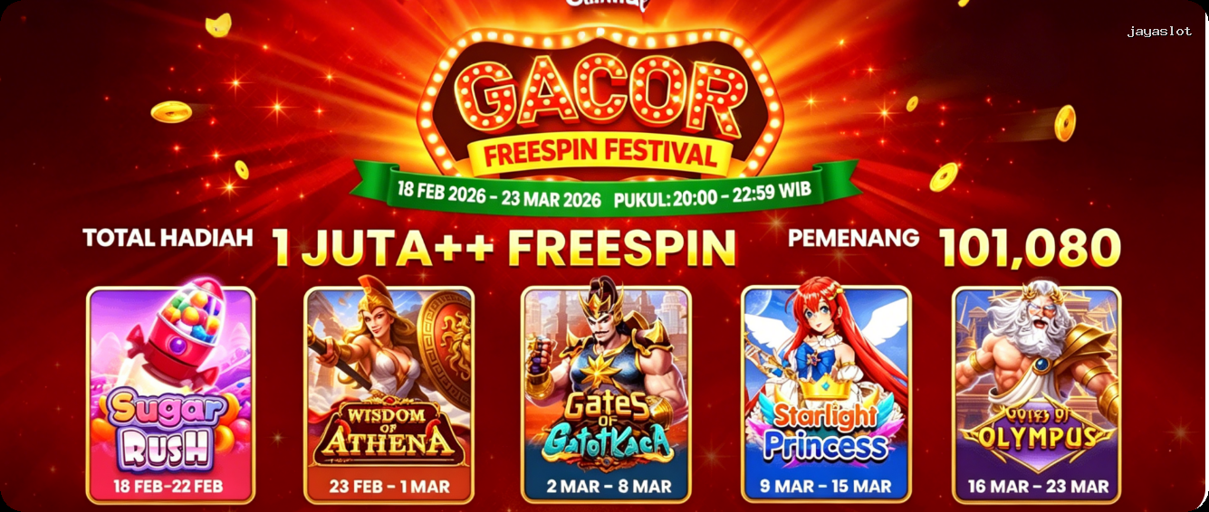 Login jayaslot Sekarang Bonus Melimpah